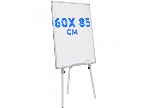 Chalky Teleskopik Ayaklı Beyaz Yazı Tahtası 60x85 cm